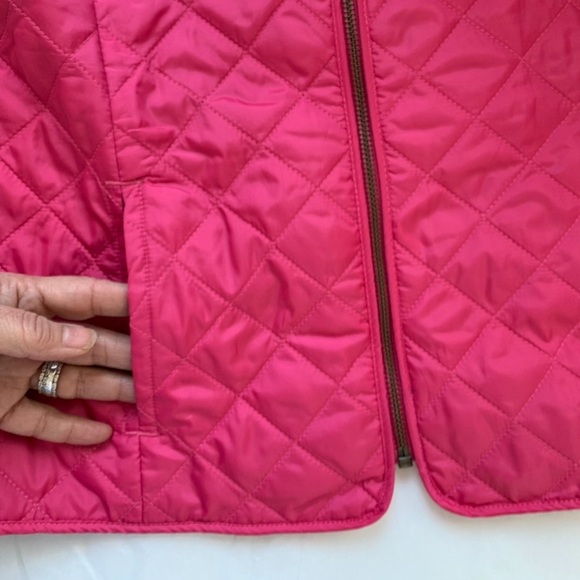 NWT Brooks Brothers Pink Quilted Jacket sz 0 XS / SM - Picture 8 of 15